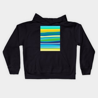 Summer Surfing Beach Zebra Kids Hoodie